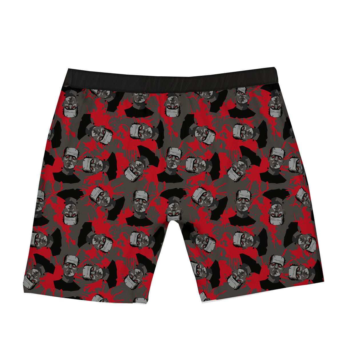 Frankenstein Horror Print Pattern Boxer Briefs-grizzshop