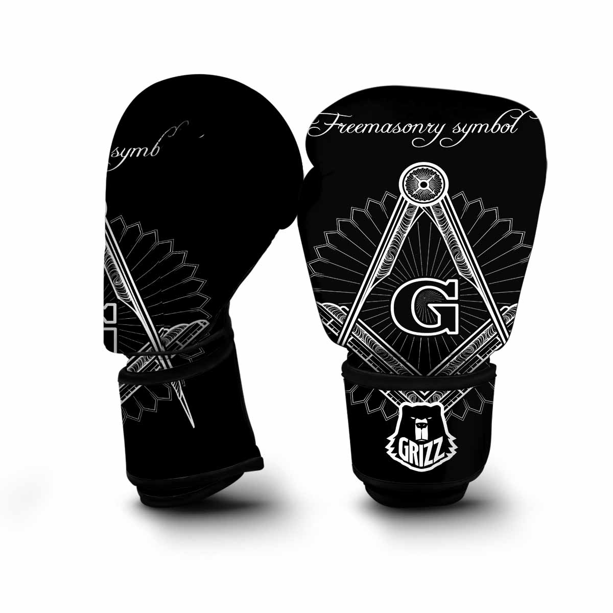 Freemason Masonic Boxing Gloves-grizzshop