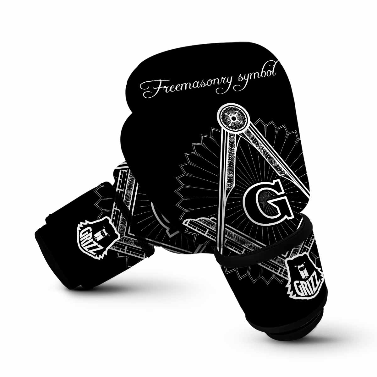 Freemason Masonic Boxing Gloves-grizzshop