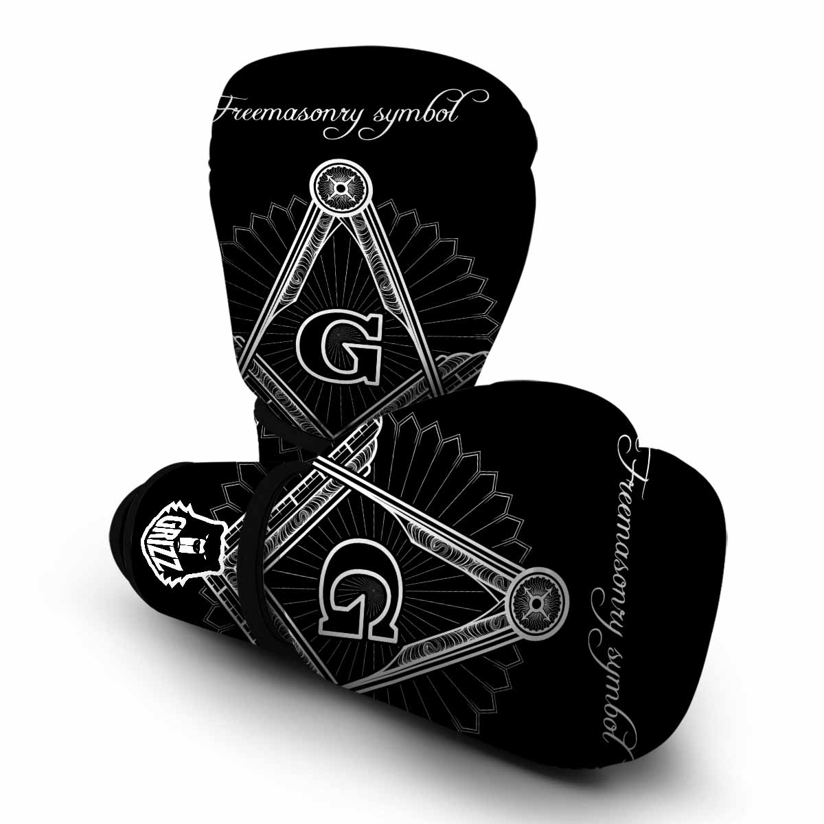 Freemason Masonic Boxing Gloves-grizzshop