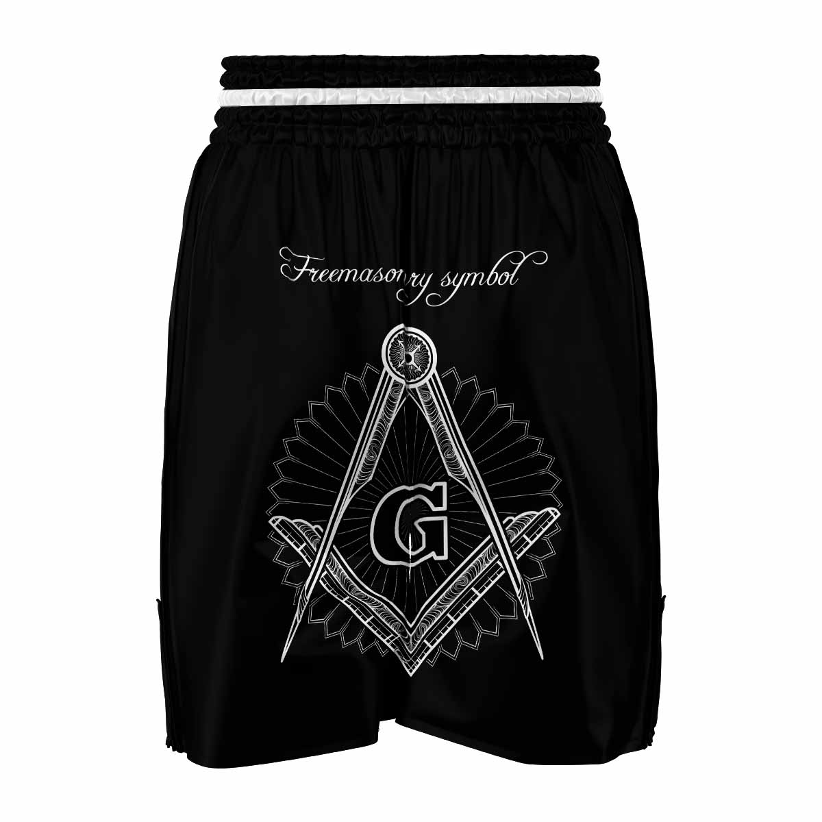 Freemason Masonic Boxing Shorts-grizzshop