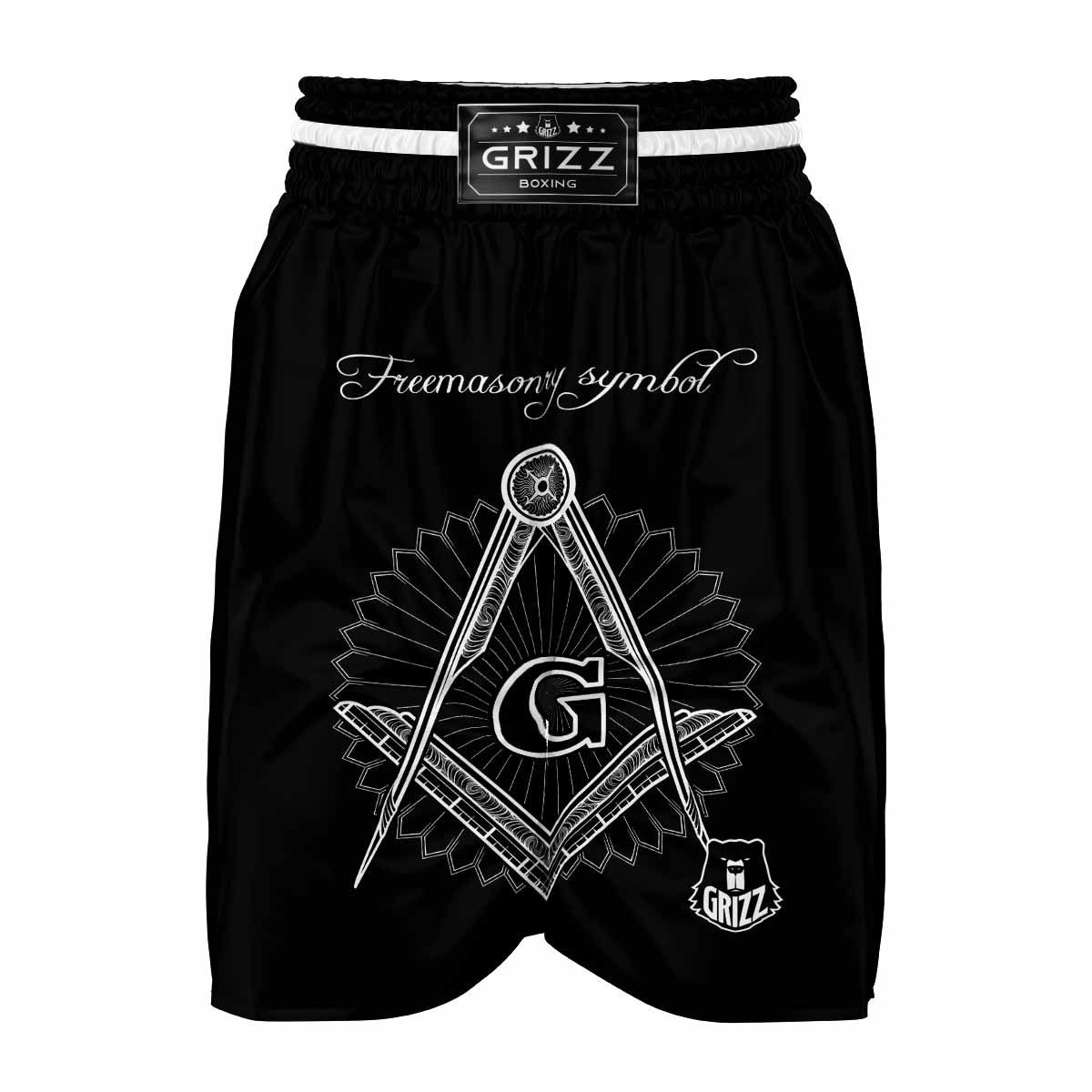 Freemason Masonic Boxing Shorts-grizzshop