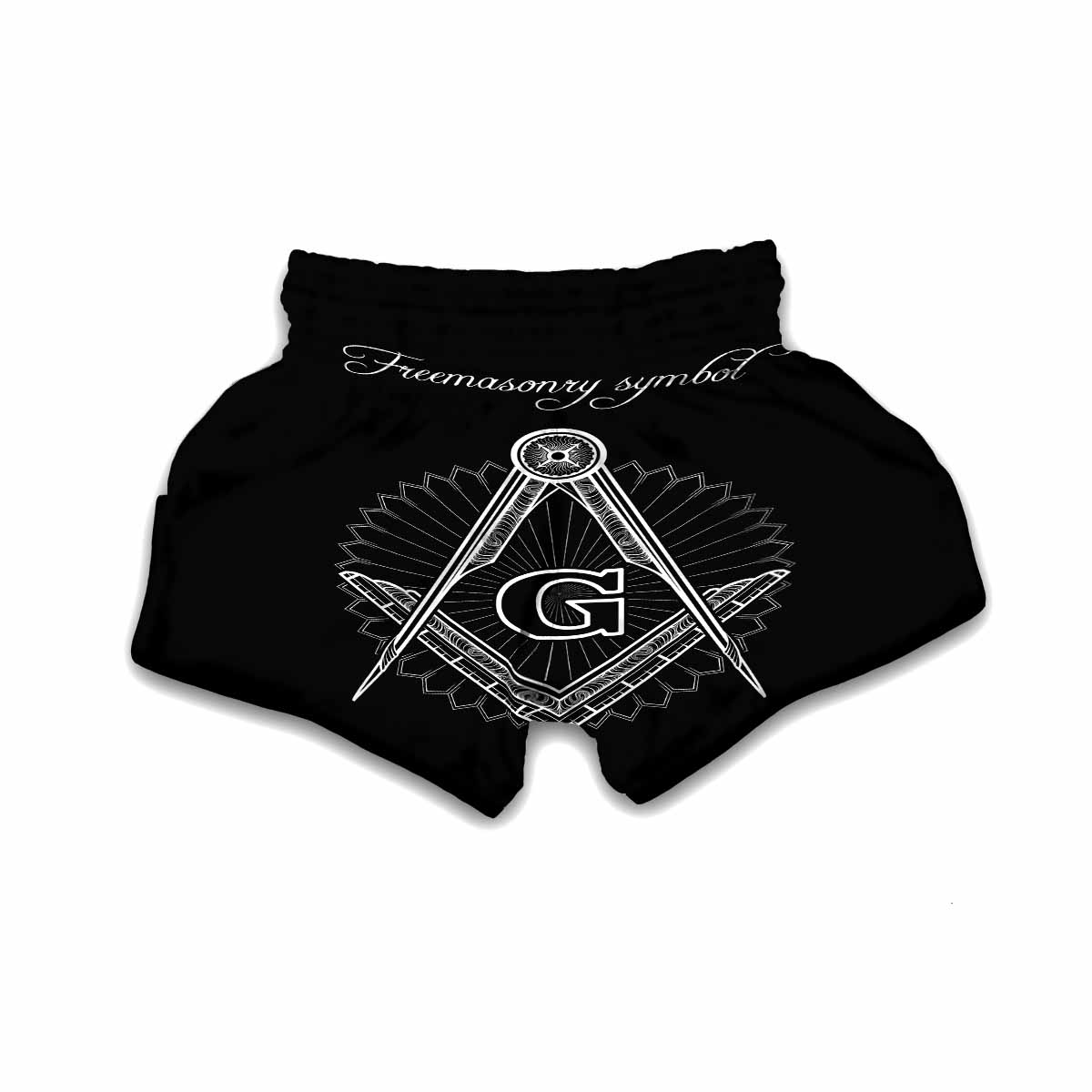 Freemason Masonic Muay Thai Boxing Shorts-grizzshop