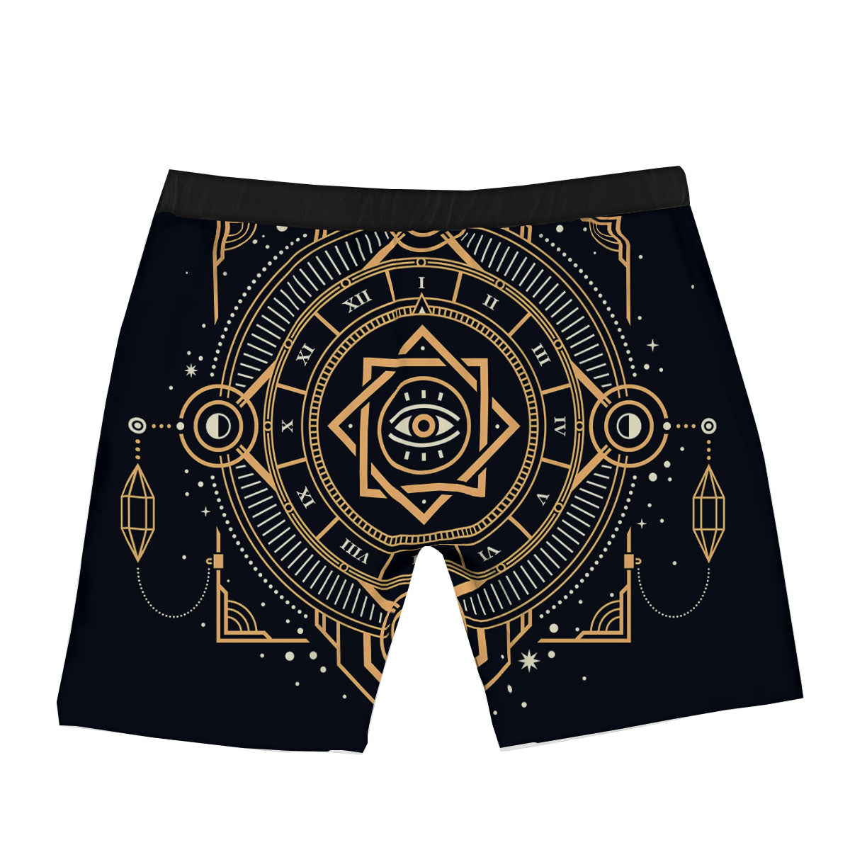 Freemasonry Masonic Eye Print Boxer Briefs-grizzshop
