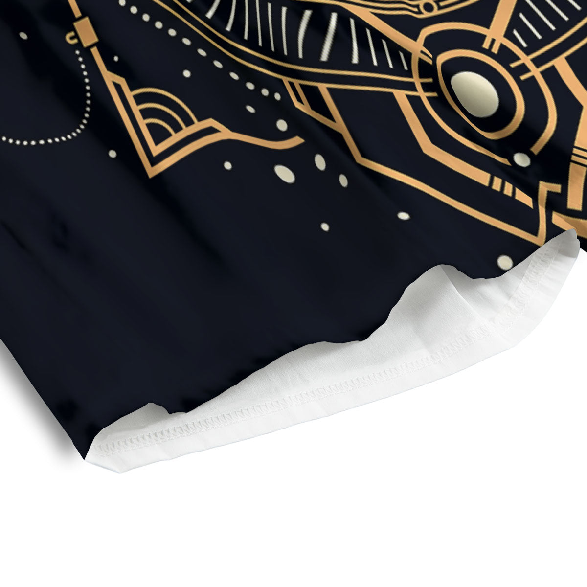 Freemasonry Masonic Eye Print Men's Athletic Shorts