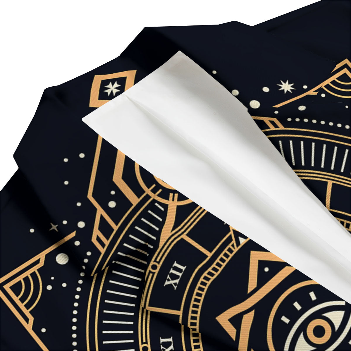 Freemasonry Masonic Eye Print Men's Blazer-grizzshop