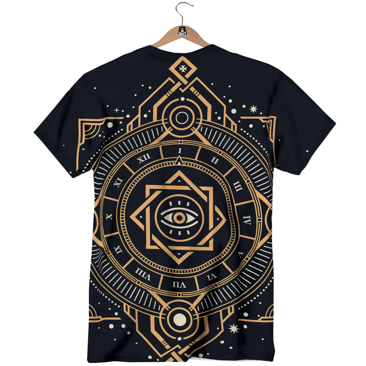 Freemasonry Masonic Eye Print T-Shirt-grizzshop