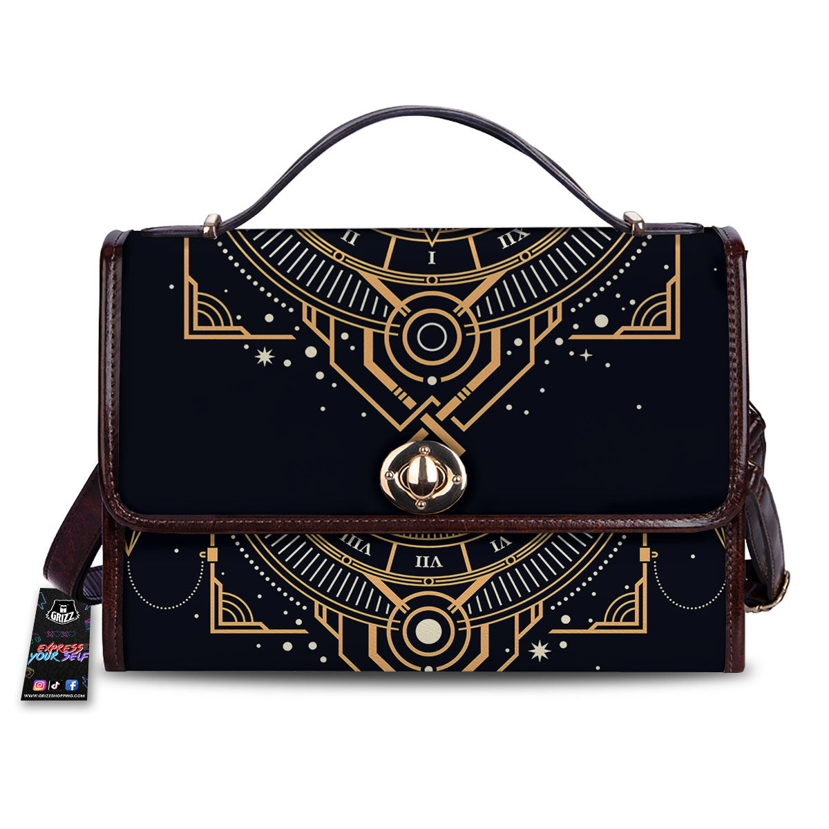 Freemasonry Masonic Eye Print Women's Satchel Bag-grizzshop