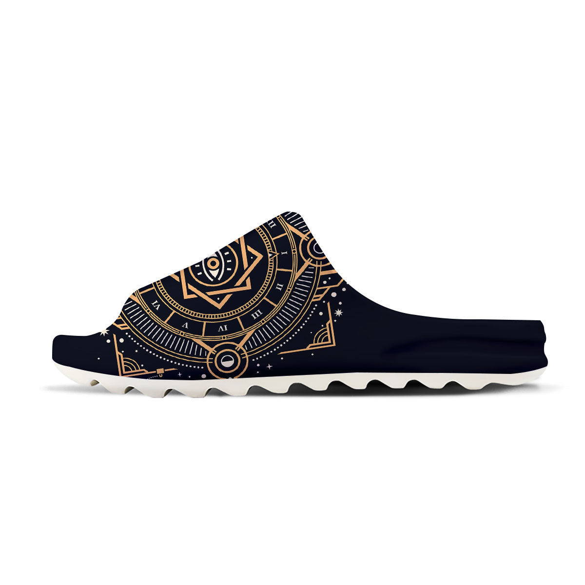Freemasonry Masonic Eye Print Sandals-grizzshop