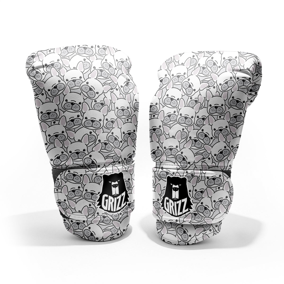 French Bulldog Cartoon Print Pattern Pro Boxing Glove
