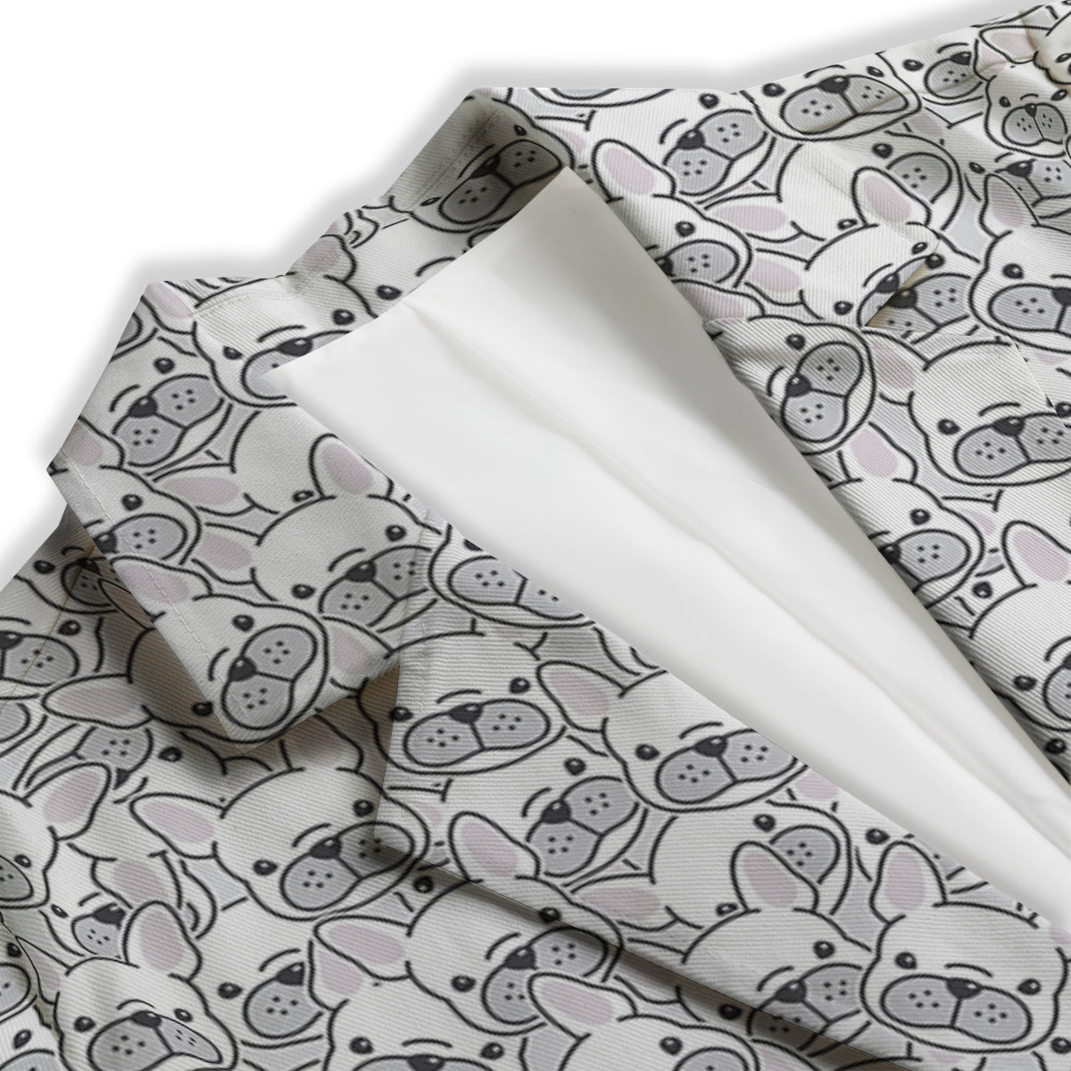 French Bulldog Cartoon Print Pattern Women's Blazer-grizzshop