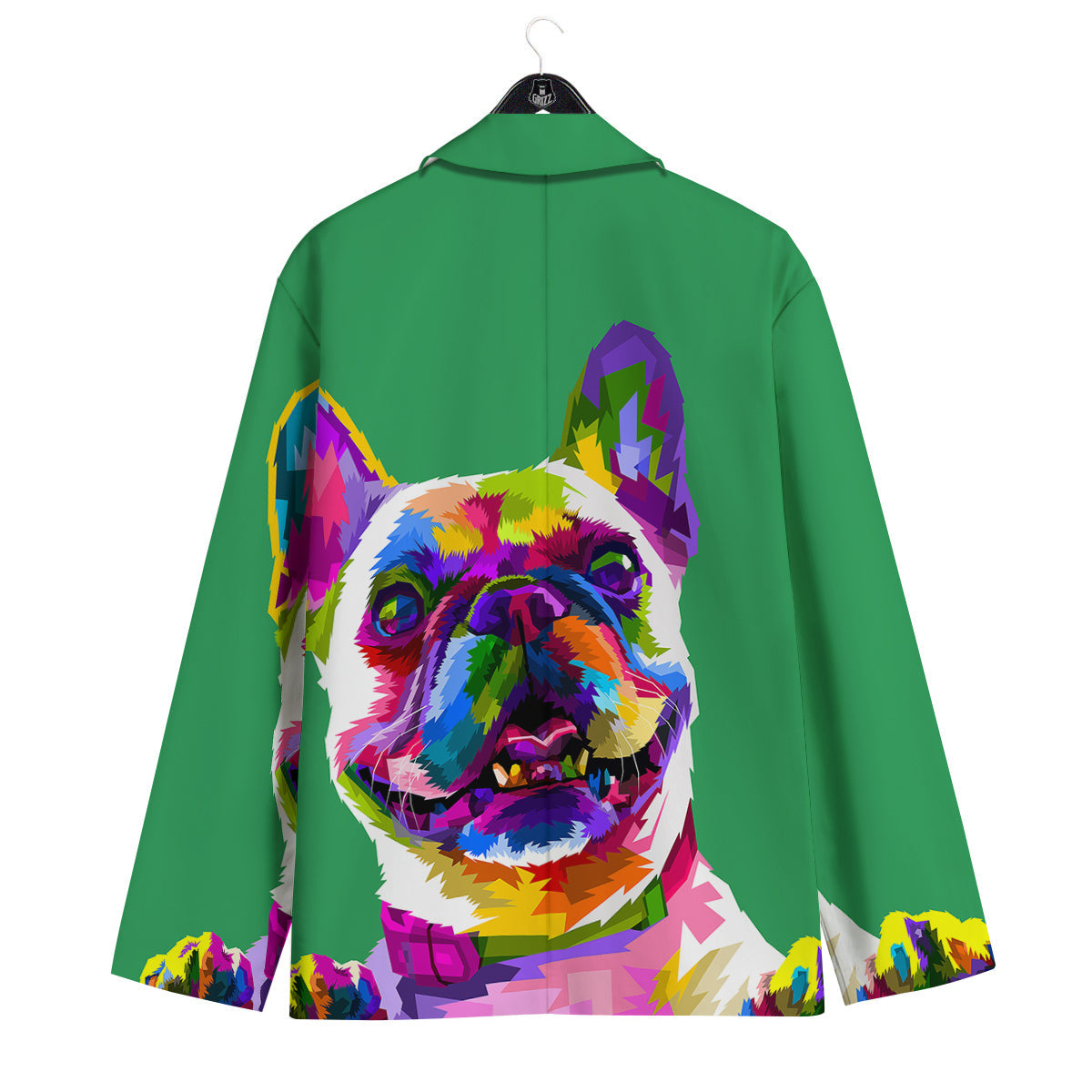 French Bulldog Coloful Print Men's Sport Coat-grizzshop