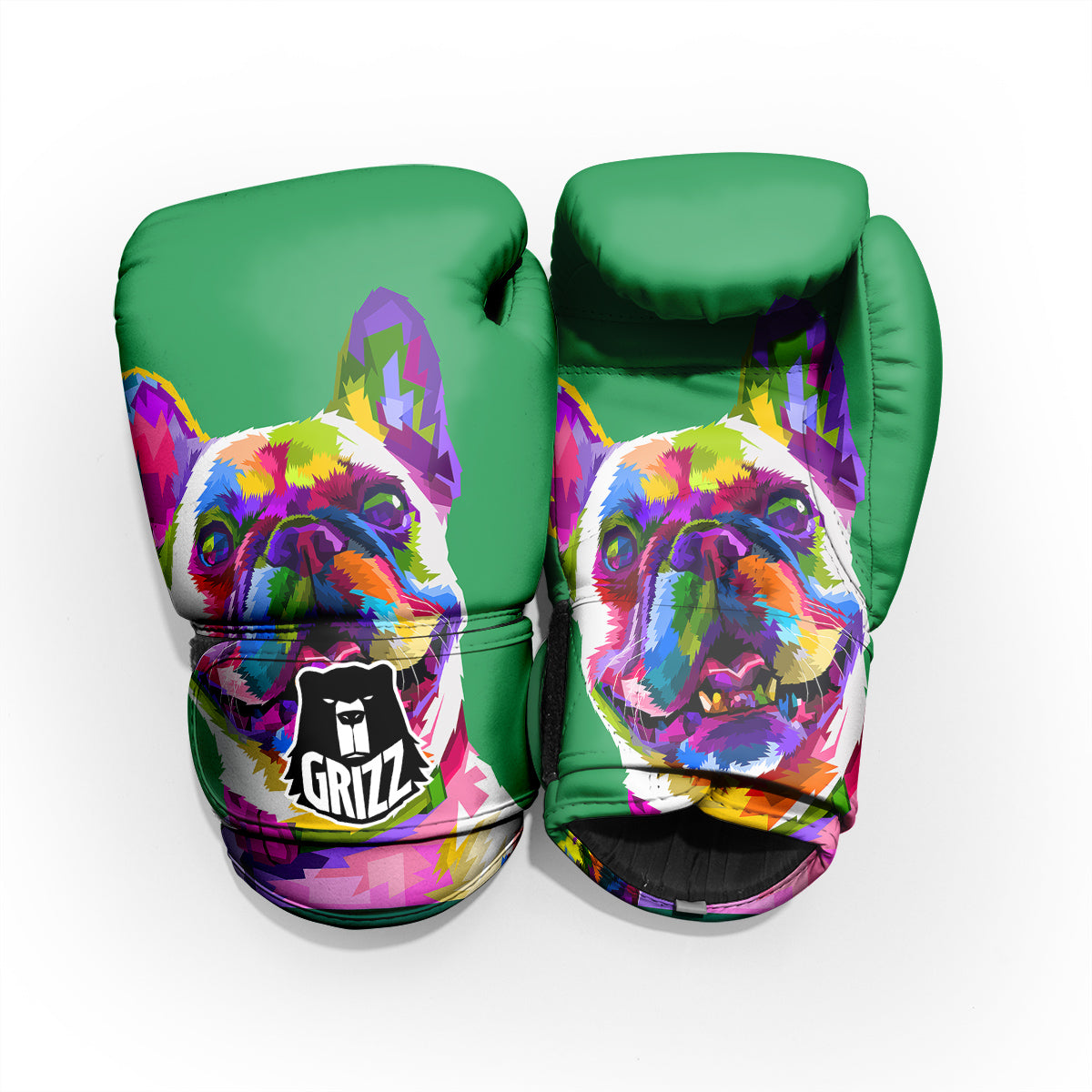 French Bulldog Coloful Print Pro Boxing Glove