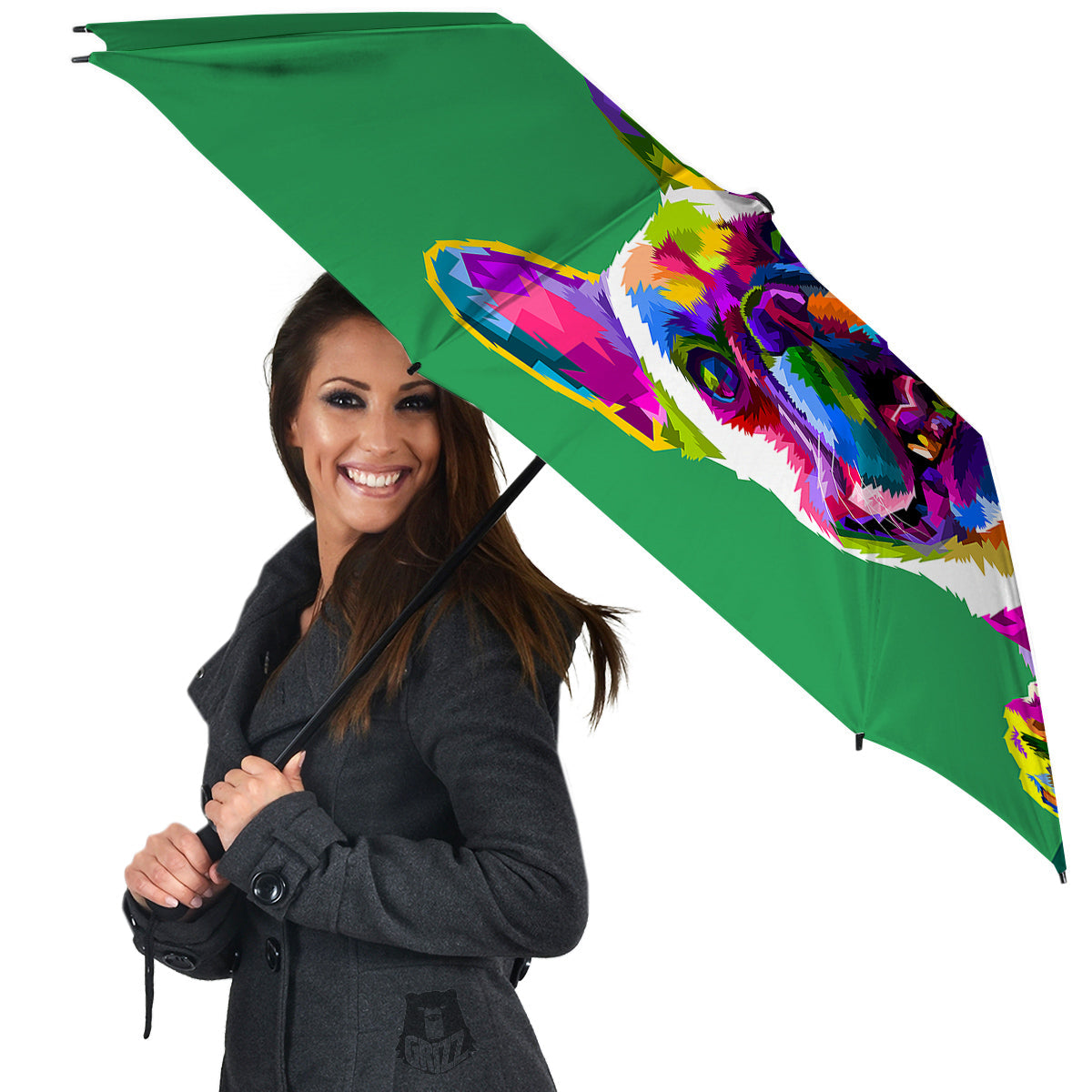 French Bulldog Coloful Print Umbrella-grizzshop