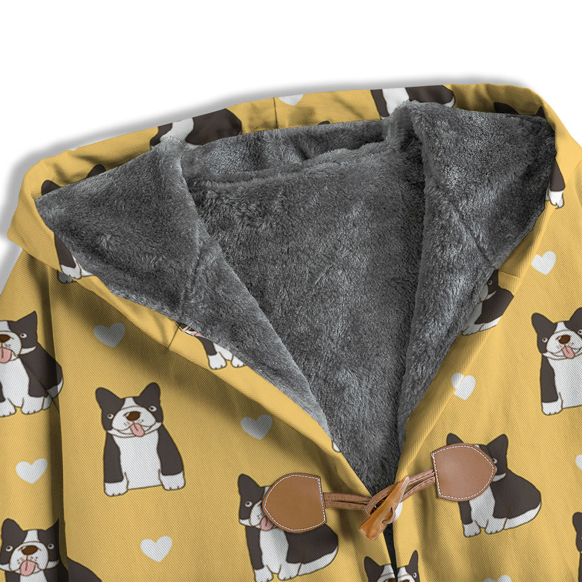 French Bulldog Lovely Print Pattern Men's Windbreaker Jacket-grizzshop