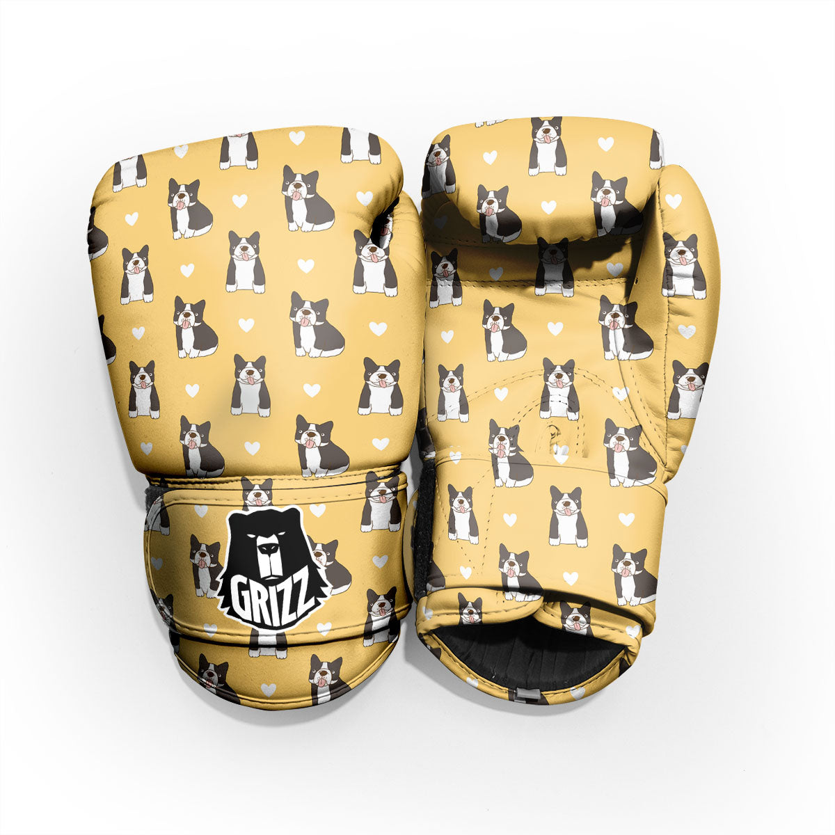 French Bulldog Lovely Print Pattern Pro Boxing Glove