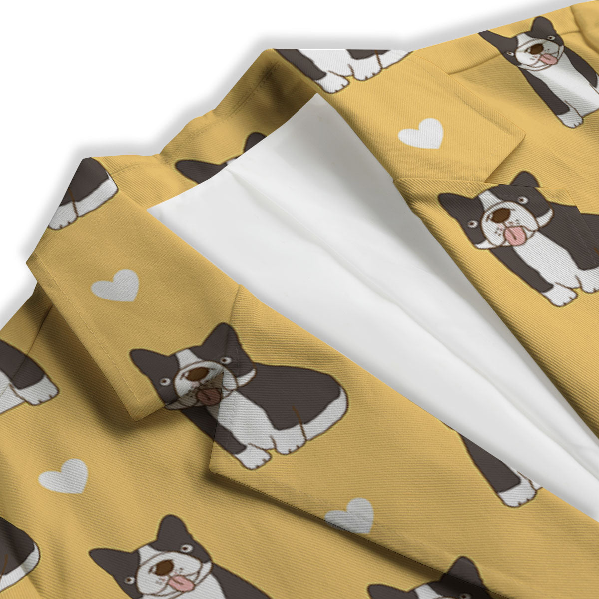 French Bulldog Lovely Print Pattern Women's Blazer-grizzshop