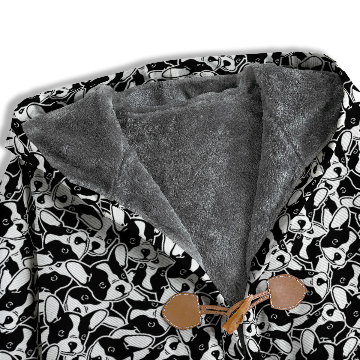 French Bulldog Puppy Cute Print Pattern Men's Windbreaker Jacket-grizzshop