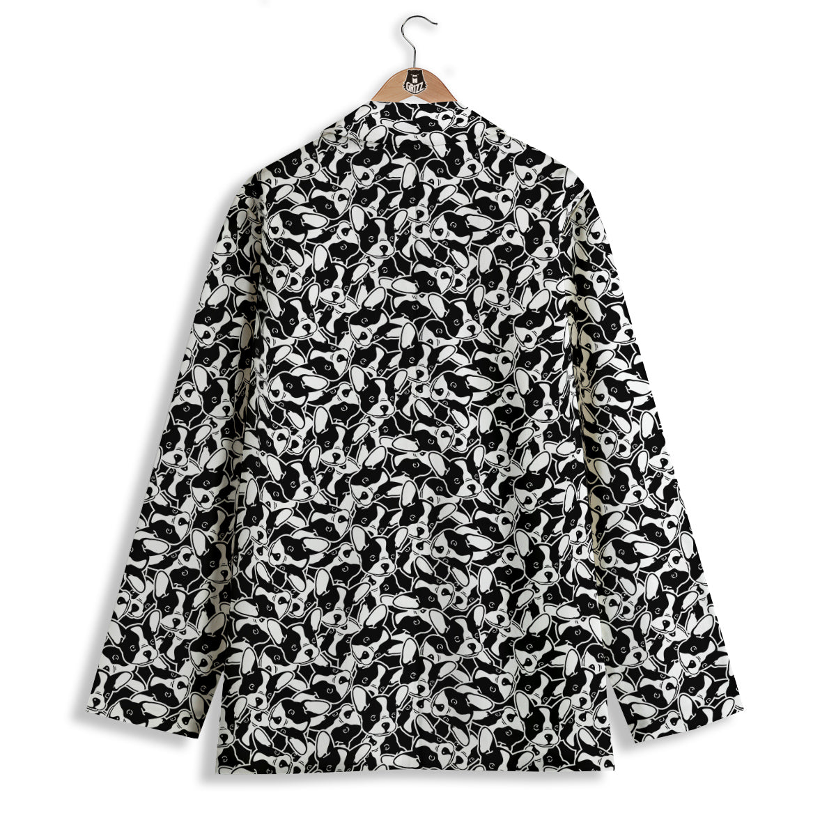 French Bulldog Puppy Cute Print Pattern Women's Blazer-grizzshop