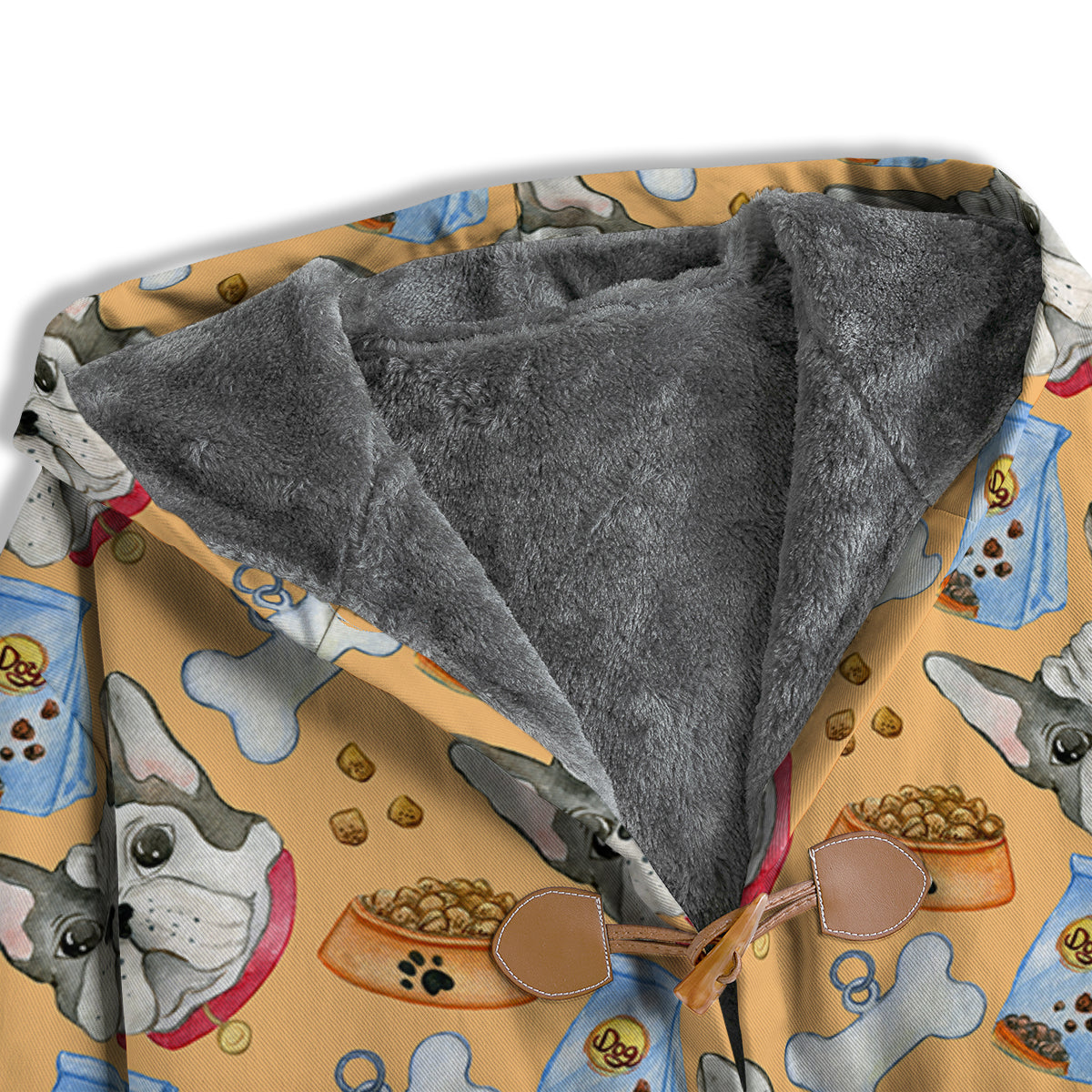 French Bulldog Watercolor Print Pattern Men's Windbreaker Jacket-grizzshop