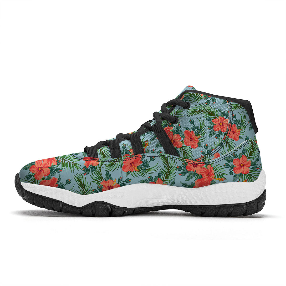 French Fries Cute Print Pattern Black Bball Shoes-grizzshop