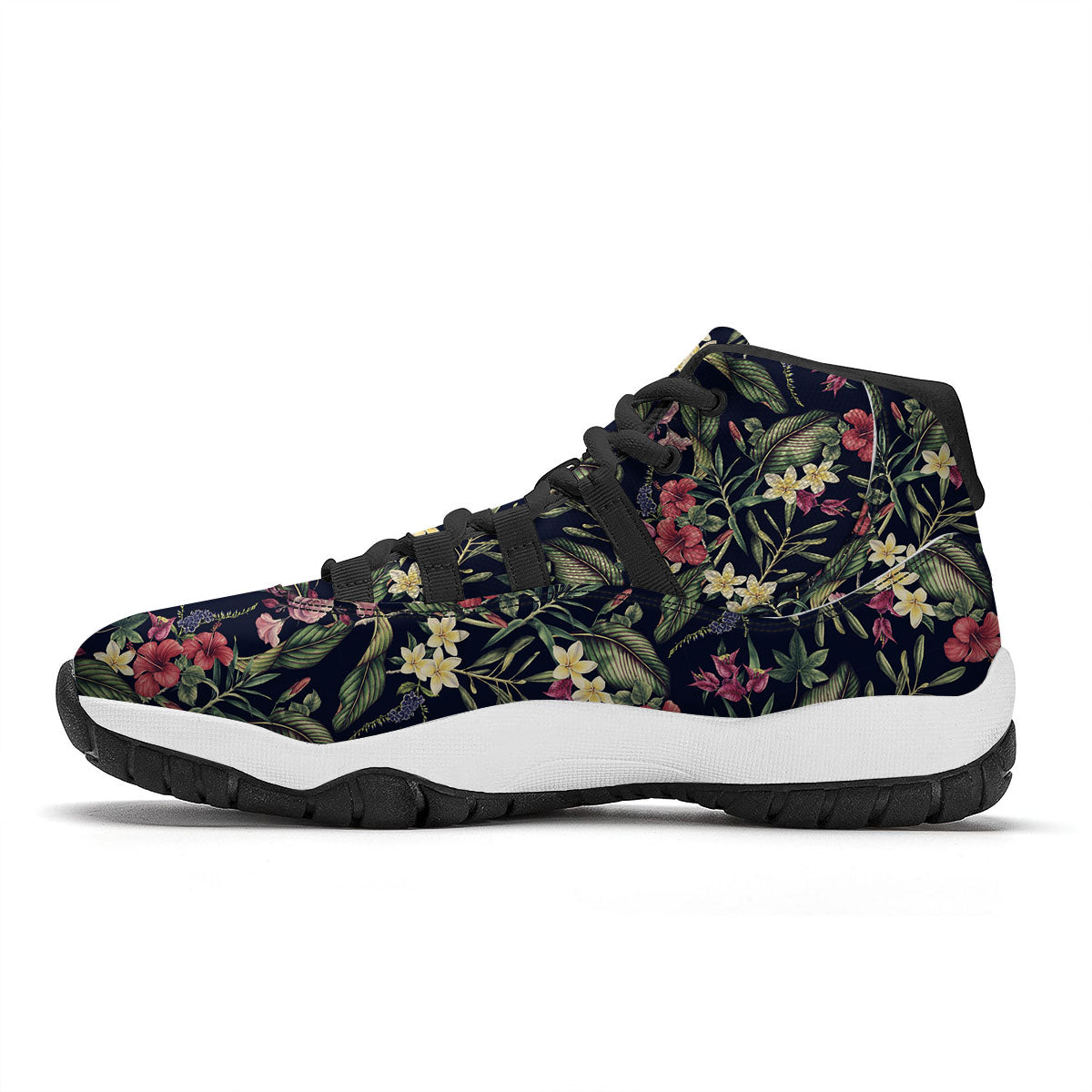 French Fries Doodle Print Pattern Black Bball Shoes-grizzshop