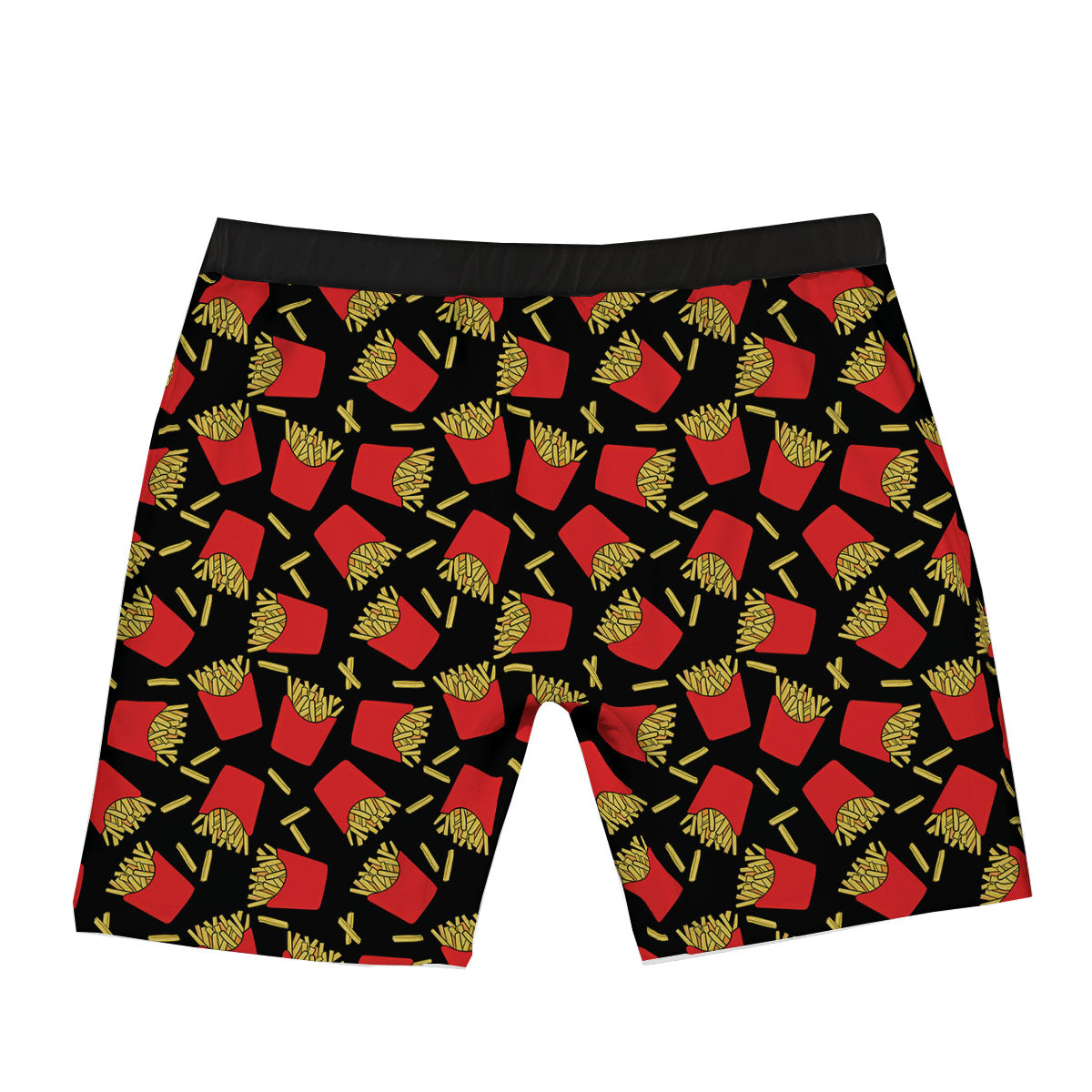 French Fries Doodle Print Pattern Boxer Briefs-grizzshop