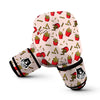 French Fries Pattern Print Boxing Gloves-grizzshop