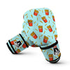 French Fries Print Pattern Boxing Gloves-grizzshop