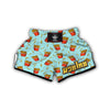 French Fries Print Pattern Muay Thai Boxing Shorts-grizzshop