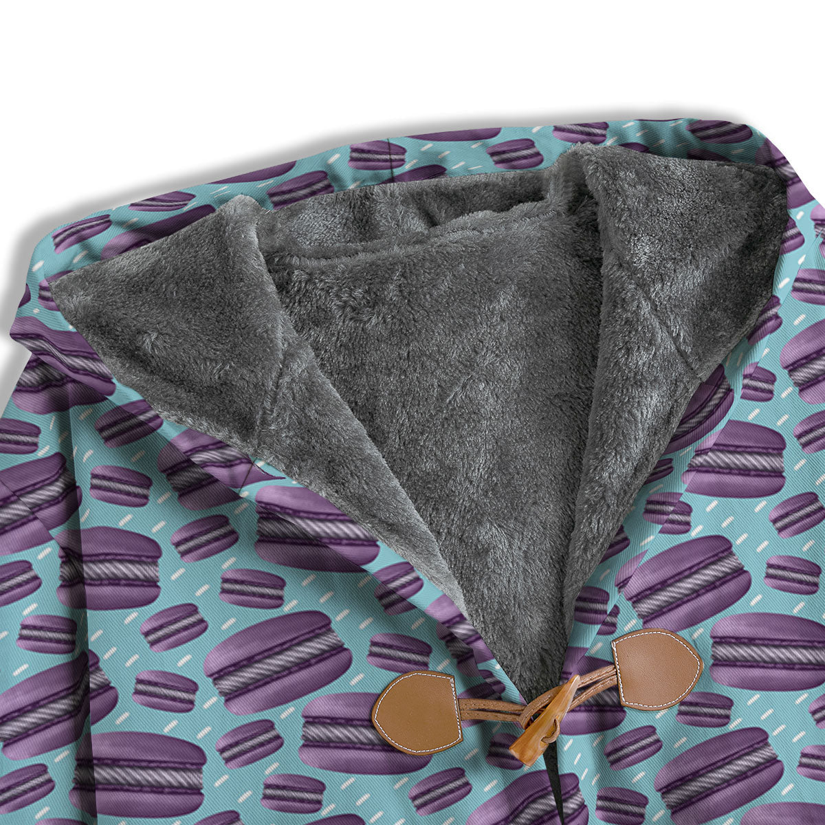French Macarons Print Pattern Men's Windbreaker Jacket-grizzshop