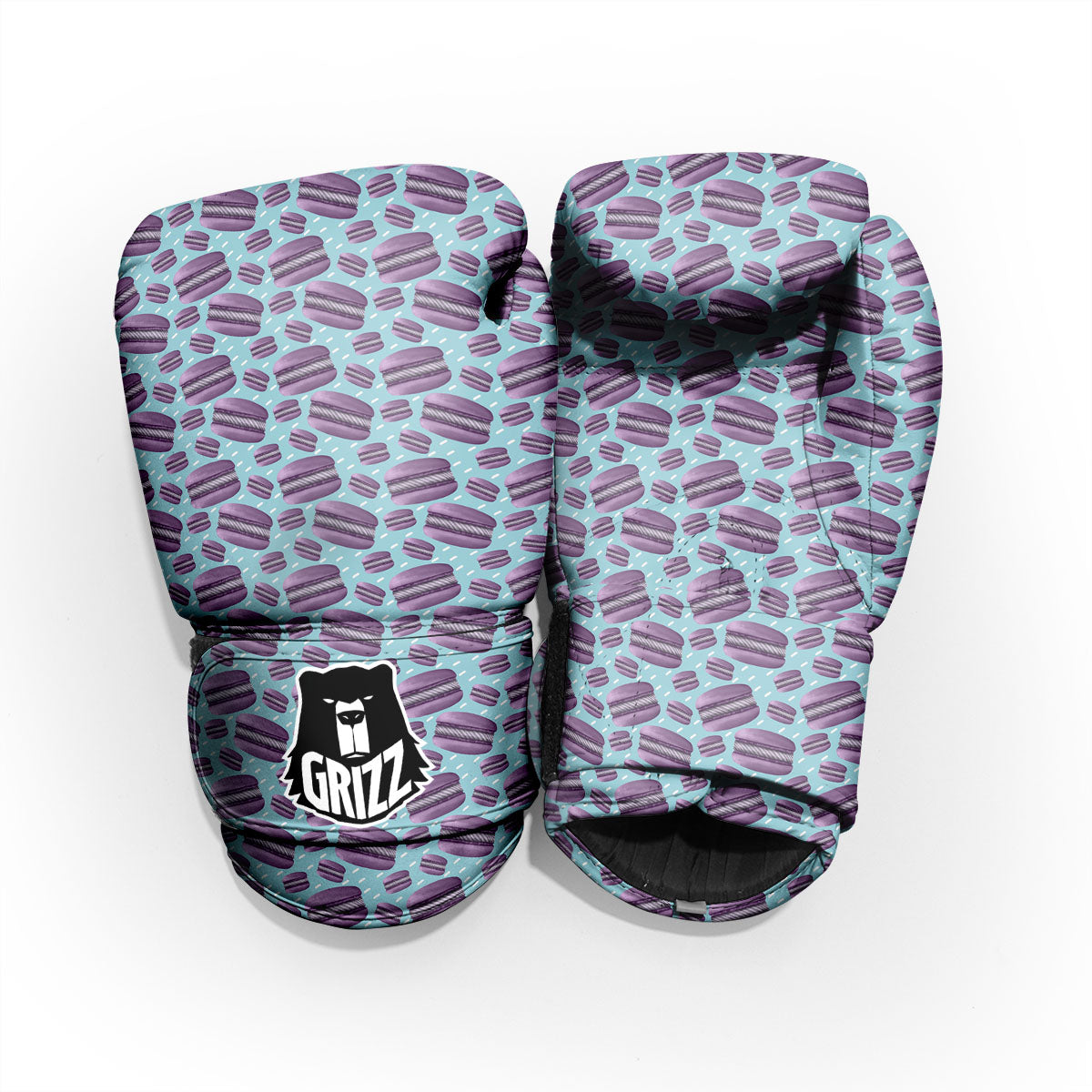 French Macarons Print Pattern Pro Boxing Glove