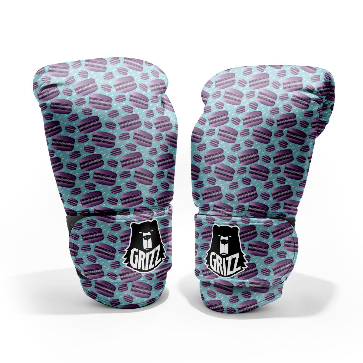French Macarons Print Pattern Pro Boxing Glove