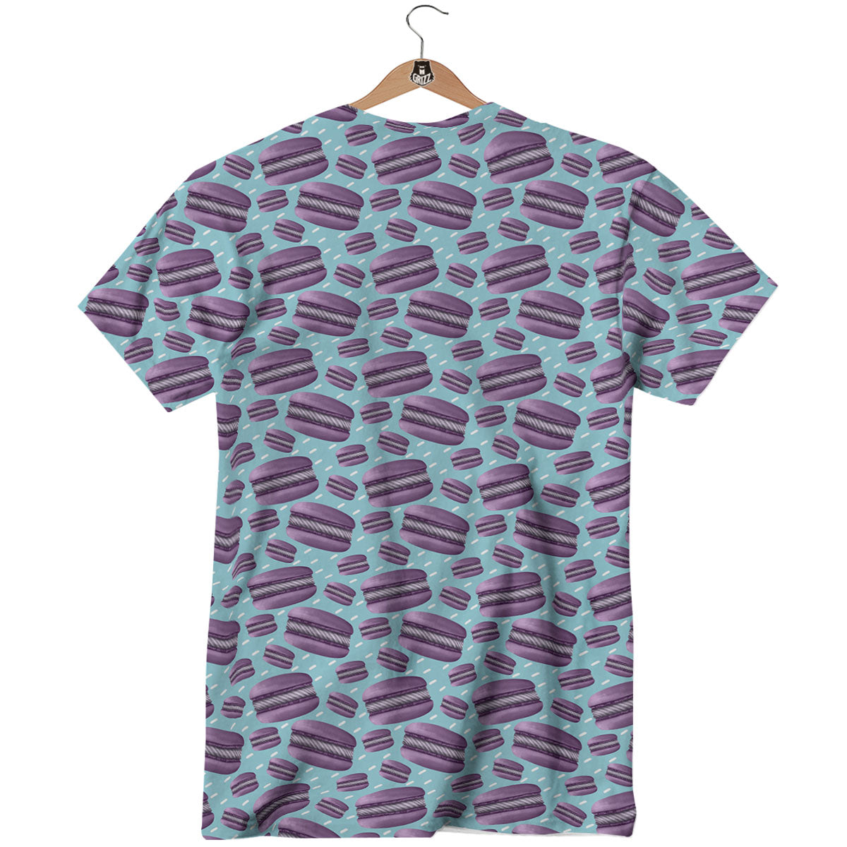 French Macarons Print Pattern T-Shirt-grizzshop