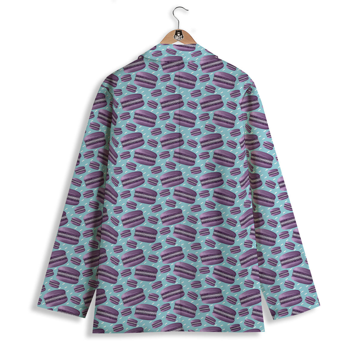 French Macarons Print Pattern Women's Blazer-grizzshop