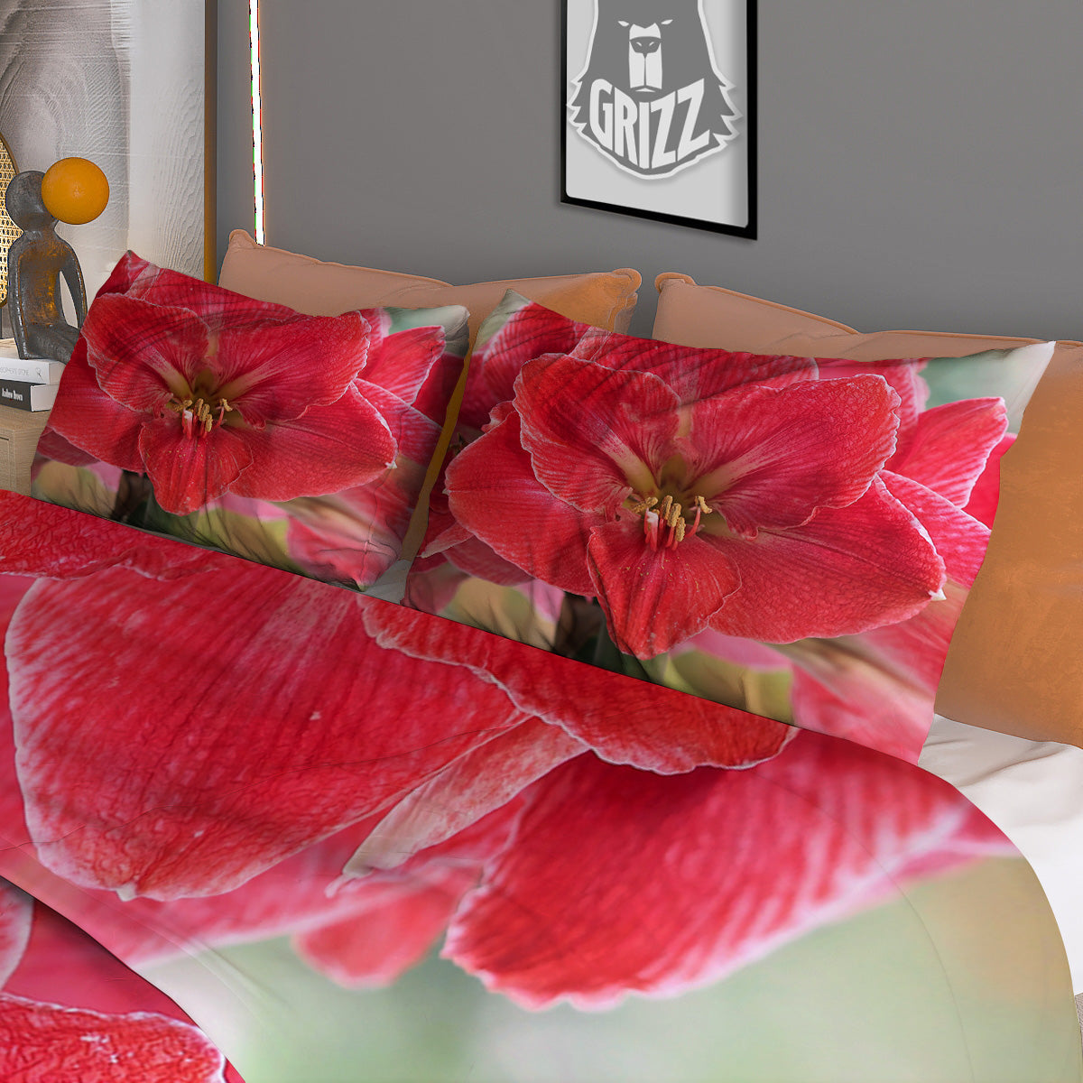 Fresh Green Fruit And Vegetables Print Duvet Cover Bedding Set