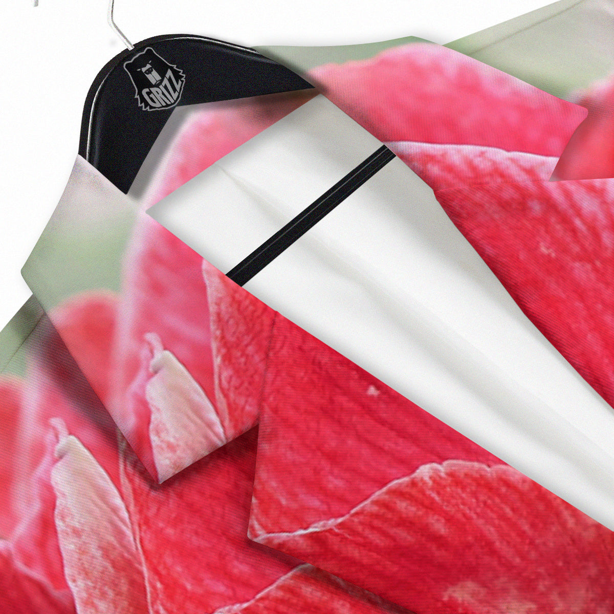 Fresh Amaryllis Print Men's Sport Coat-grizzshop