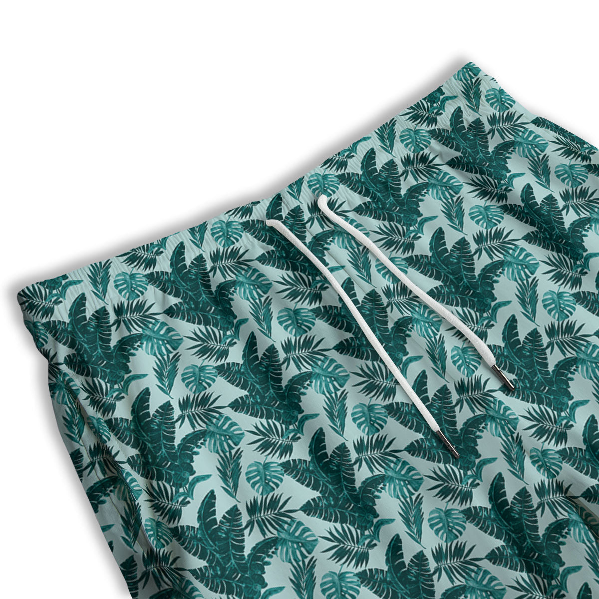 Glitter Artwork Light Silver Print Men's Athletic Shorts