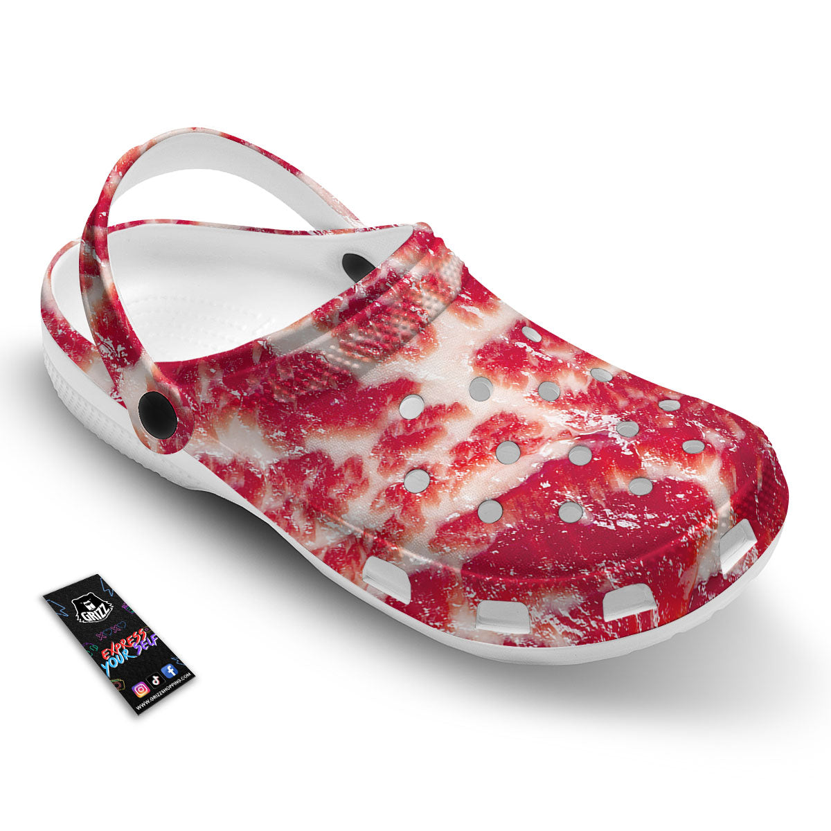 Fresh Meat Print Clog-grizzshop
