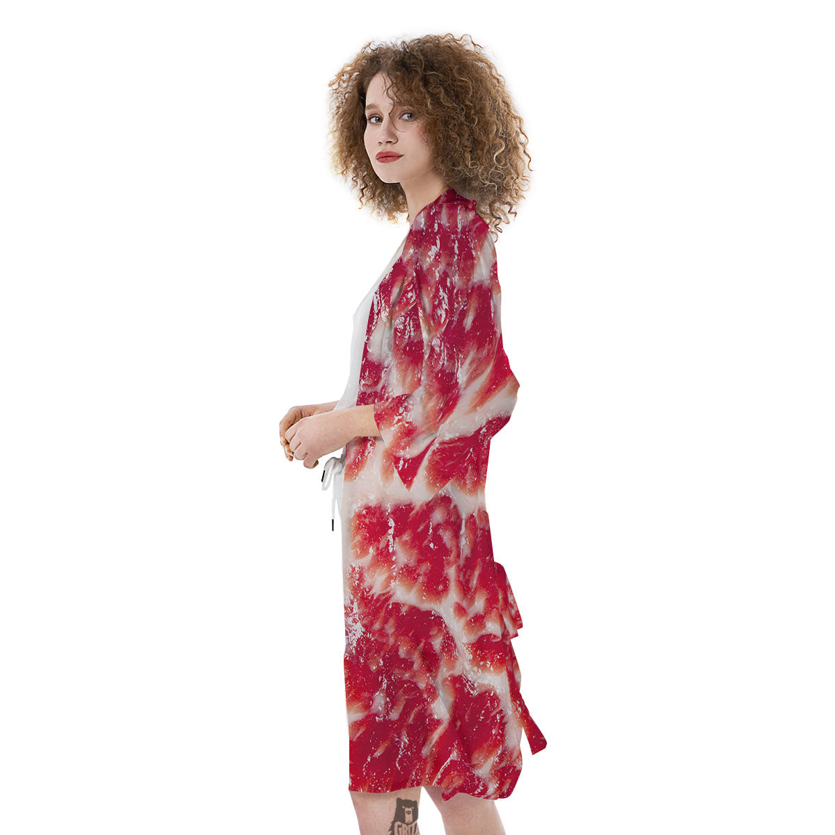 Fresh Meat Print Kimono-grizzshop