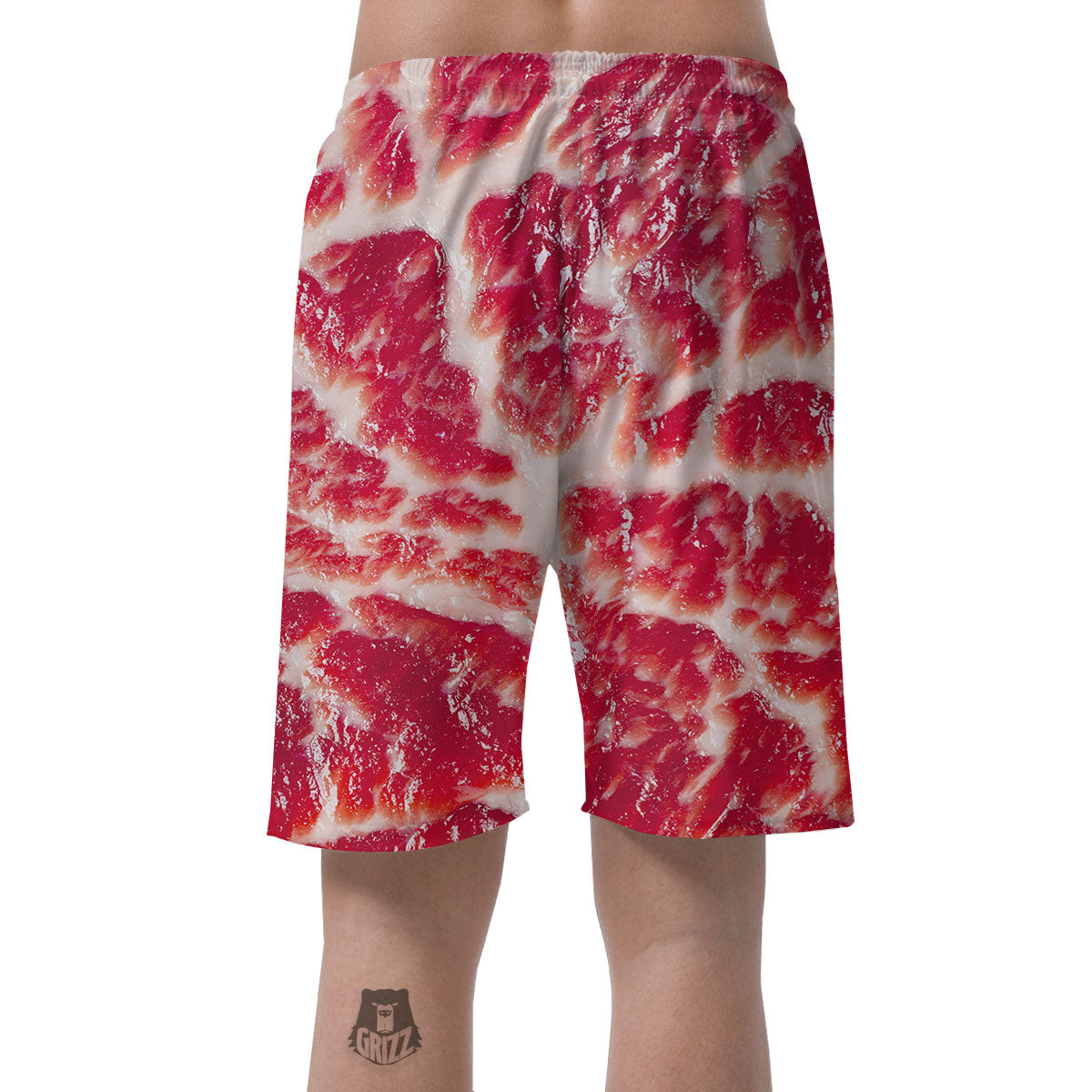 Fresh Meat Print Men's Shorts-grizzshop