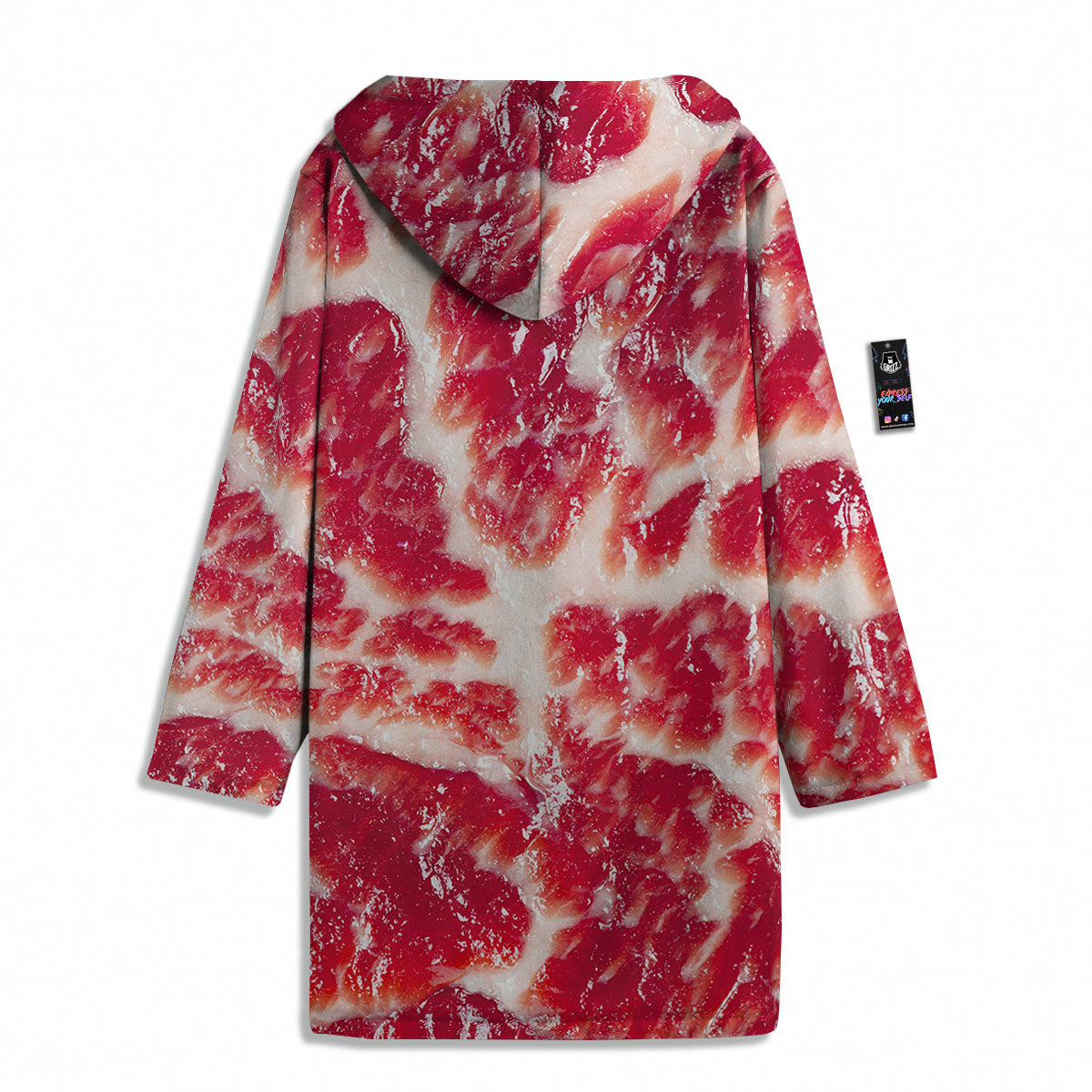 Fresh Meat Print Men's Windbreaker Jacket-grizzshop