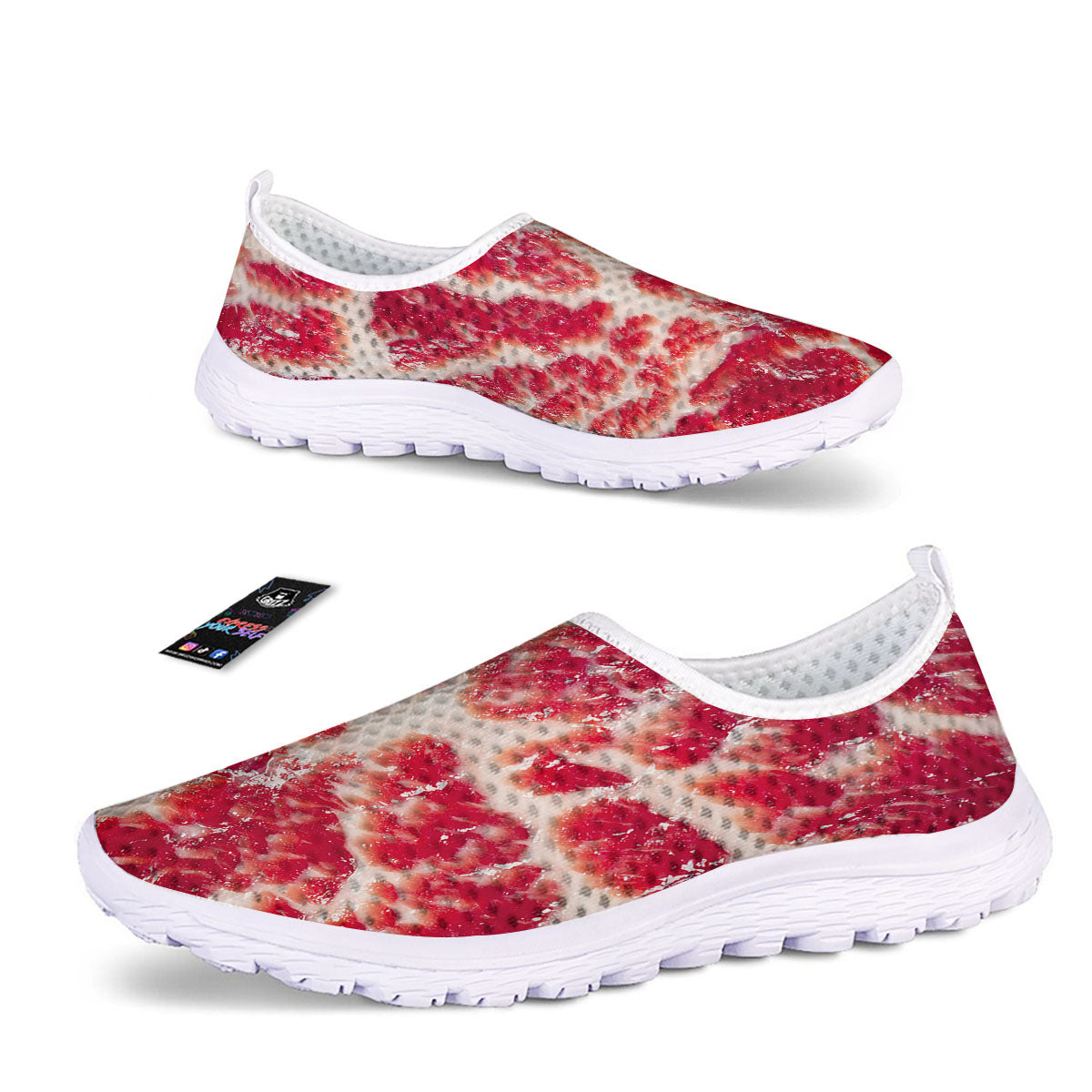 Fresh Meat Print Nurse Shoes-grizzshop