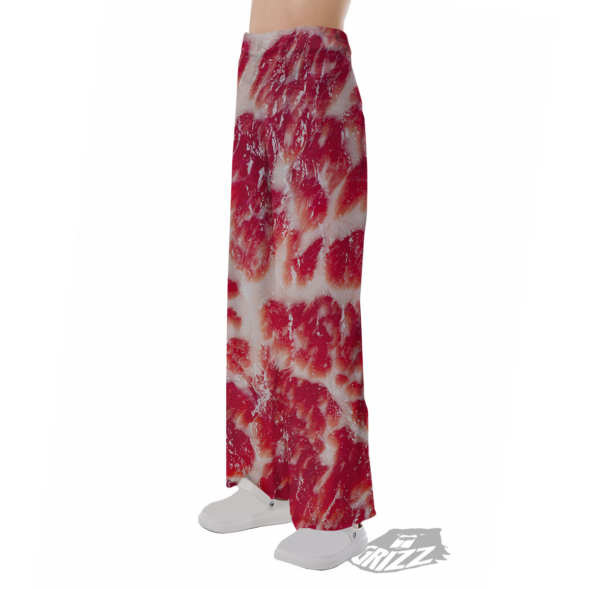 Fresh Meat Print Pajama Pants-grizzshop