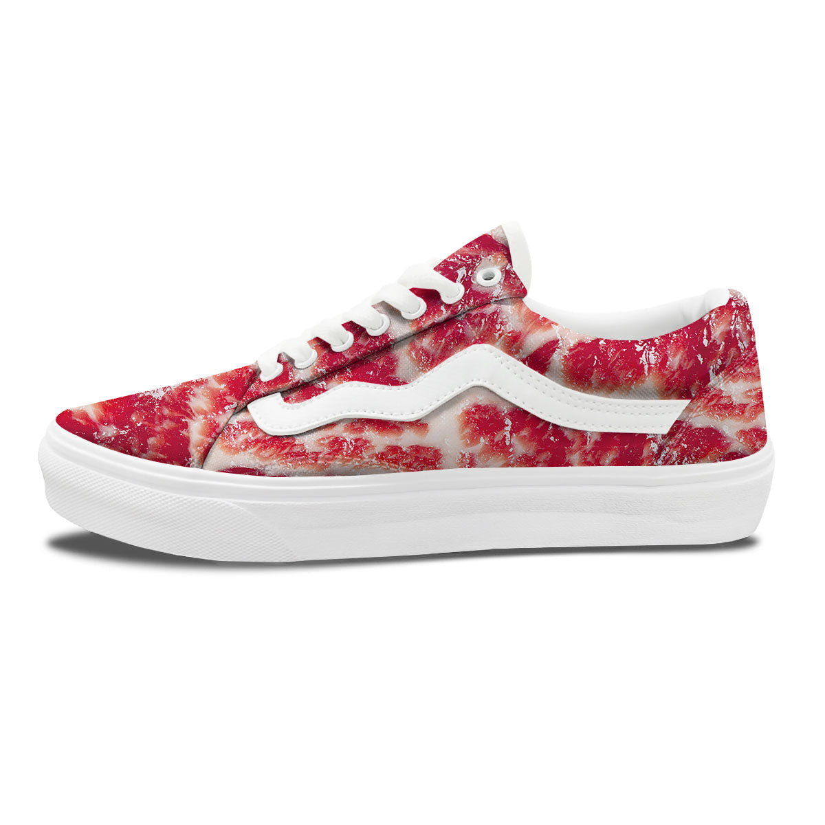 Fresh Meat Print Skate Shoes-grizzshop