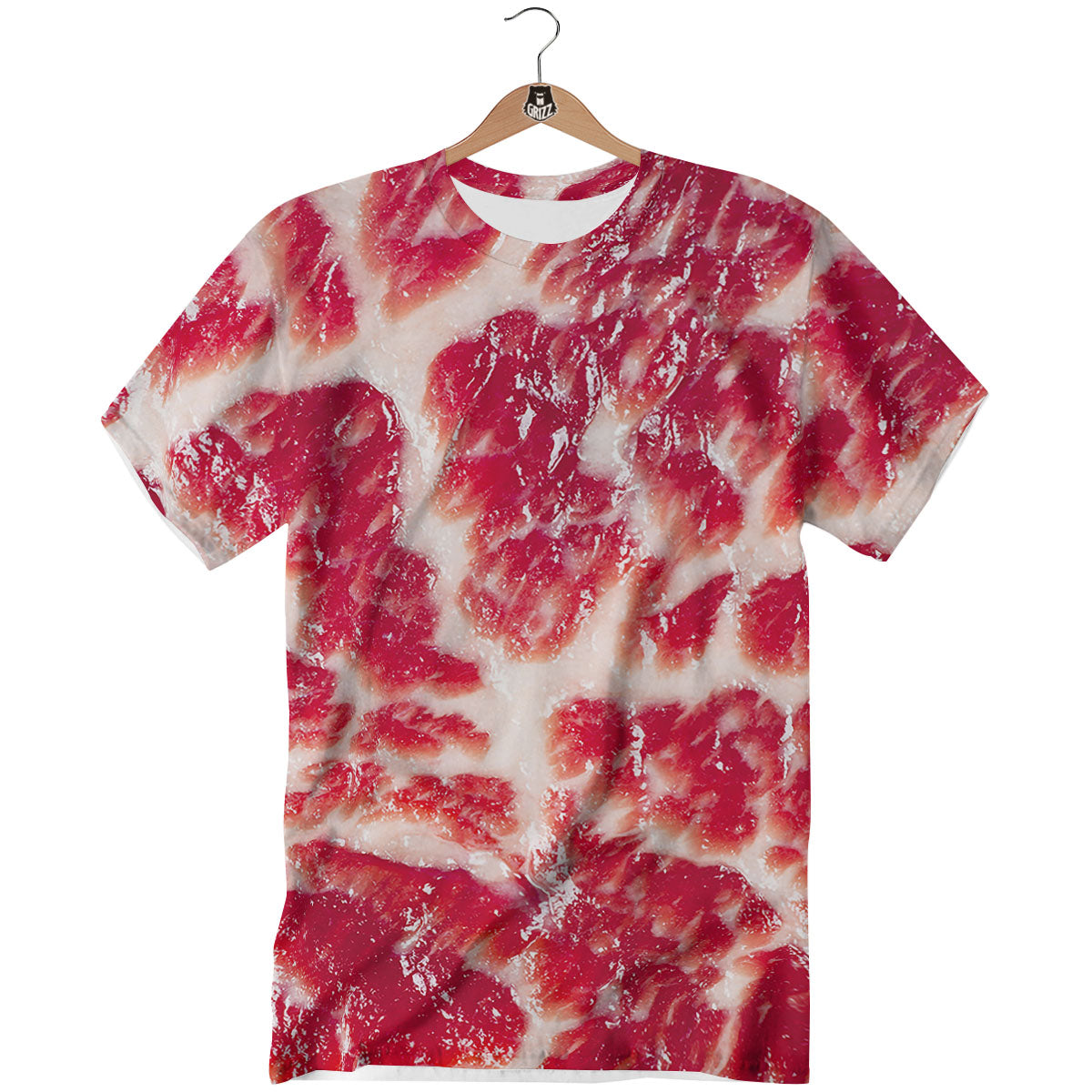 Fresh Meat Print T-Shirt-grizzshop