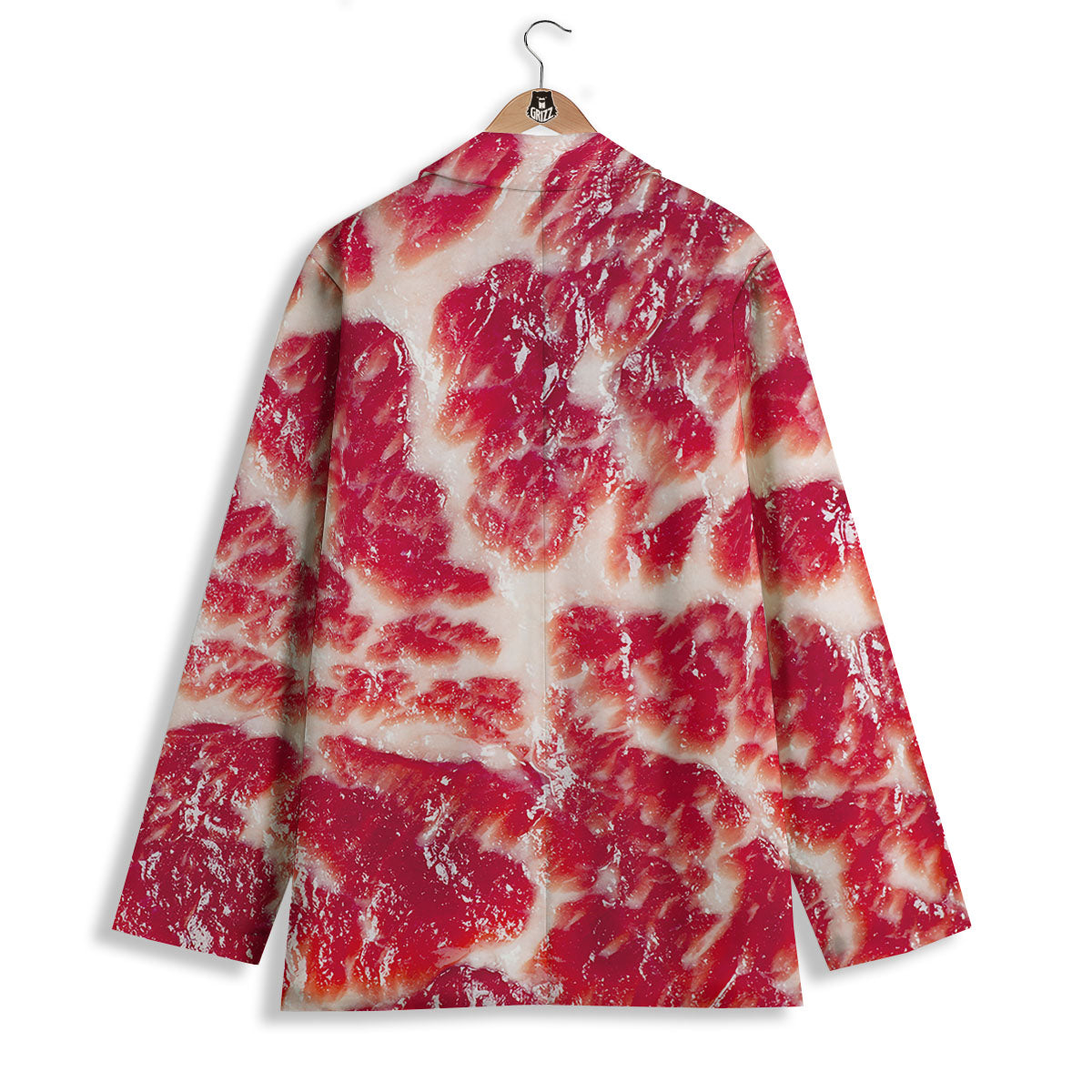 Fresh Meat Print Women's Blazer-grizzshop