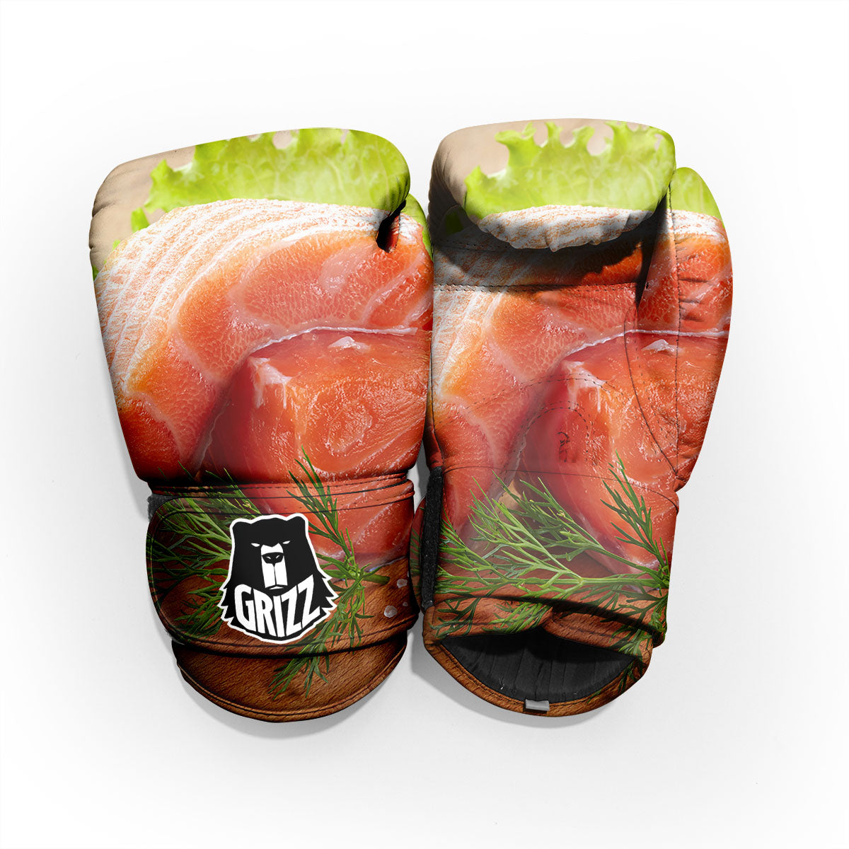 Fresh Salmon Print Pro Boxing Glove