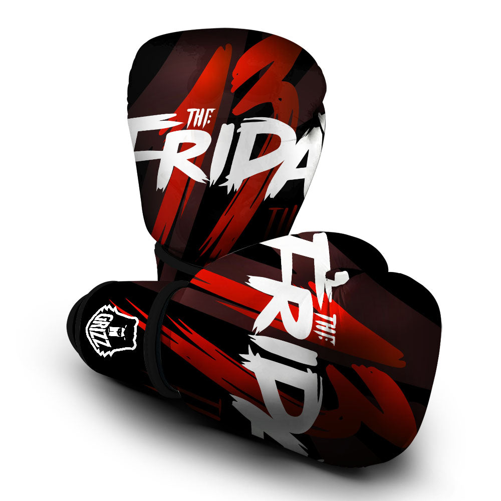 Friday 13 Print Boxing Gloves-grizzshop