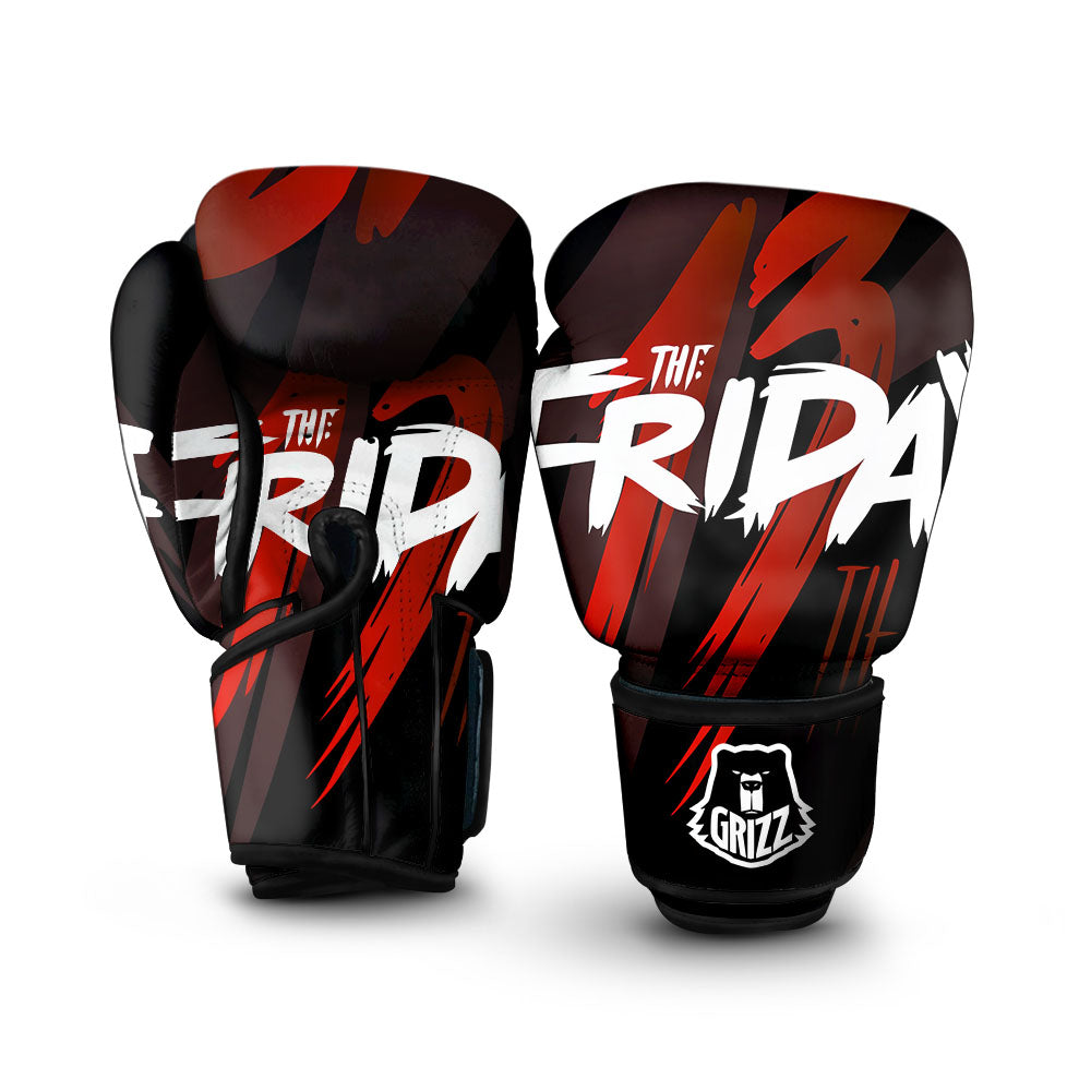 Friday 13 Print Boxing Gloves-grizzshop